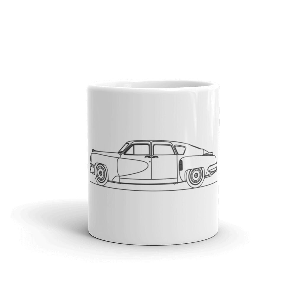 Tucker 48 Silhouette Mug with car design