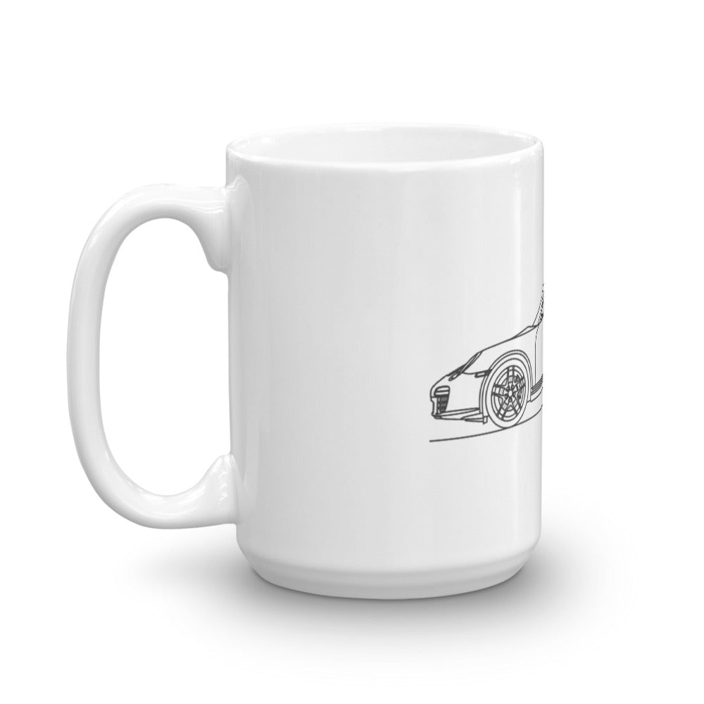 Porsche 911 997.2 Carrera mug design