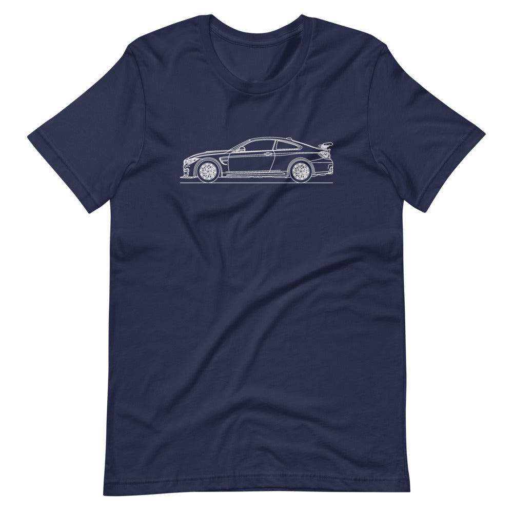 BMW F82 M4 GTS T-shirt Navy - Artlines Design