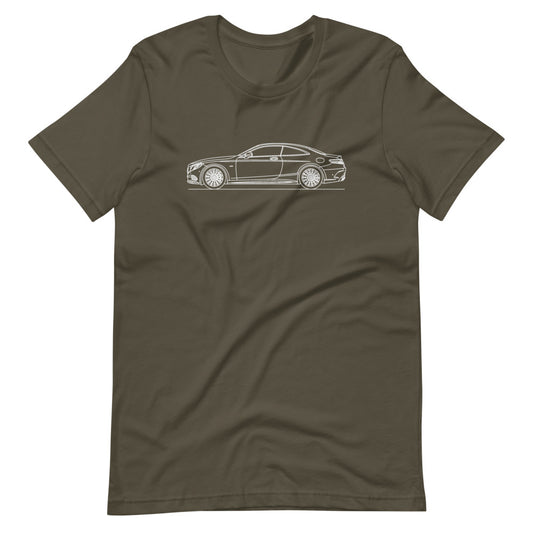 Mercedes-AMG S 65 Coupe W222 silhouette t-shirt design