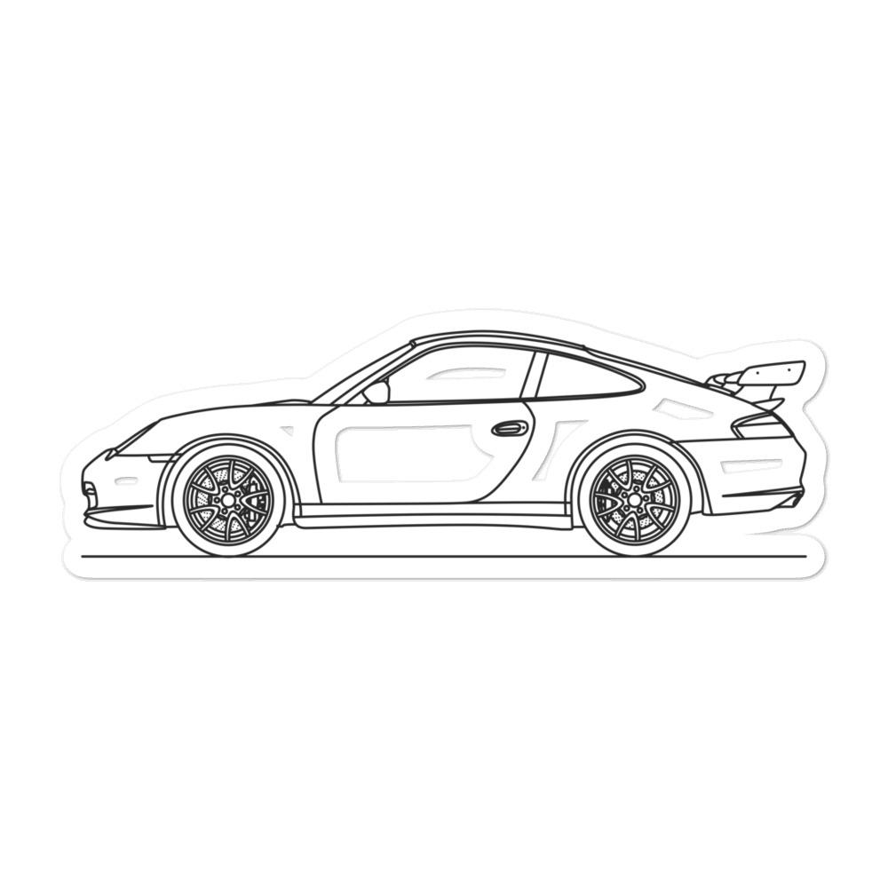 Porsche 911 996 GT3 RS Sticker - Artlines Design