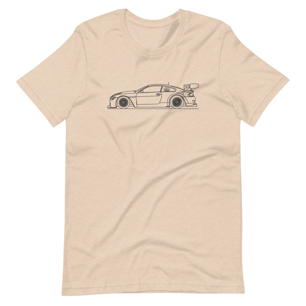 Alpina B6 GT3 silhouette printed on a t-shirt