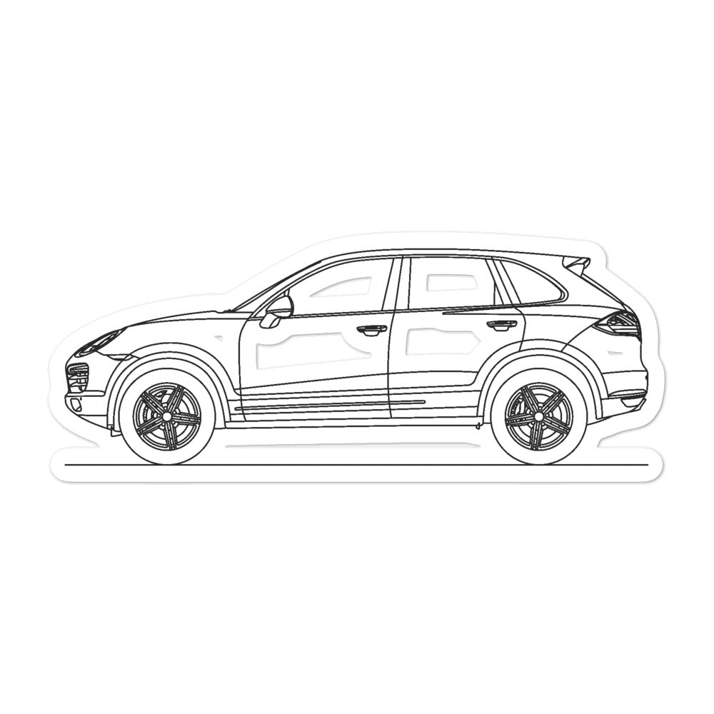 Porsche Cayenne S E2 Sticker