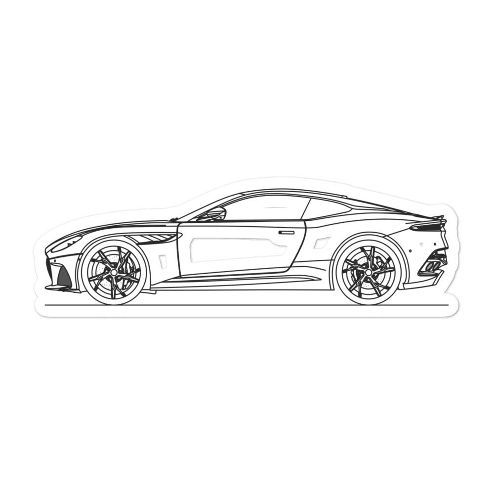 Aston Martin DBS Superleggera Sticker - Artlines Design