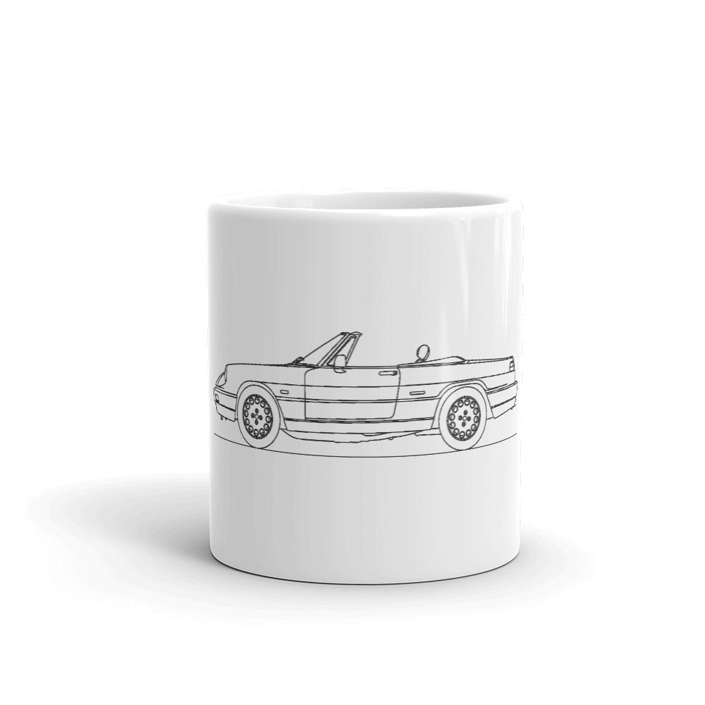 Alfa Romeo Spider Series 4 Silhouette Mug design