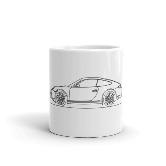 Porsche 911 997.2 Carrera Outline design on mug