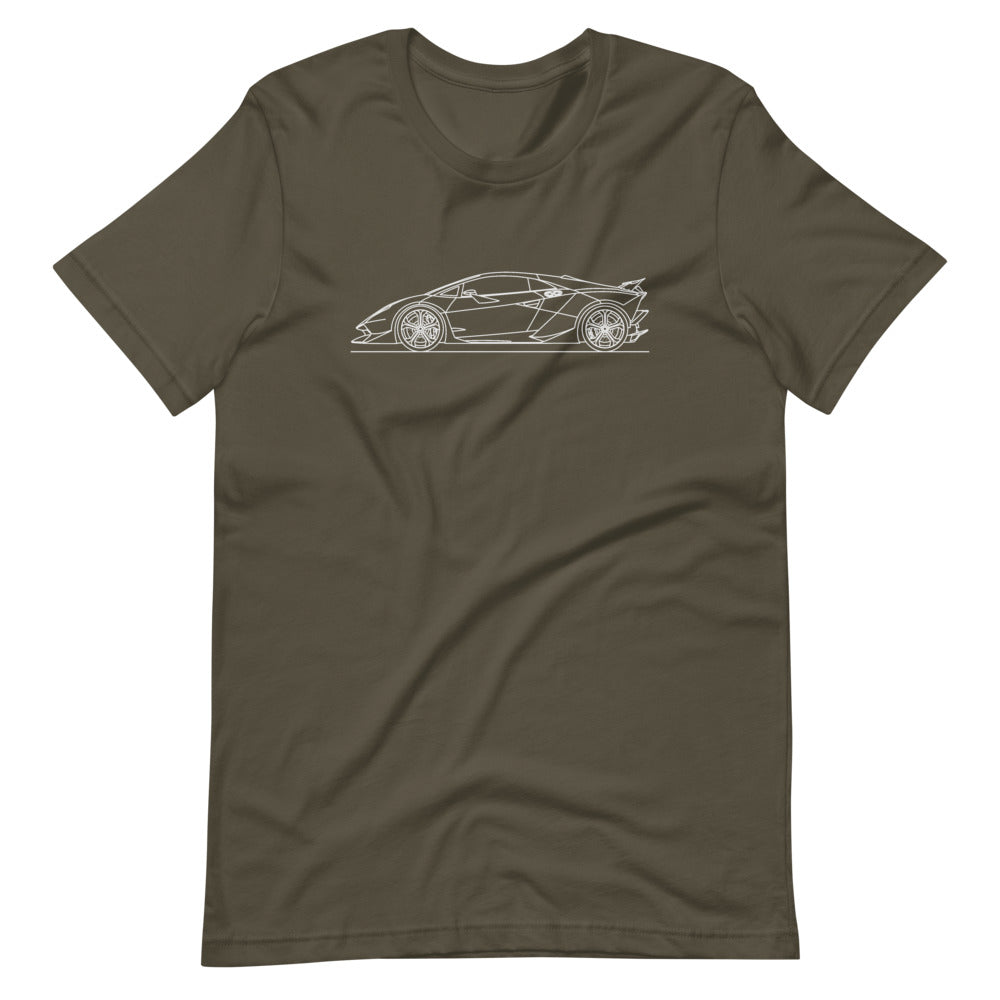 Lamborghini Sesto Elemento t-shirt in black