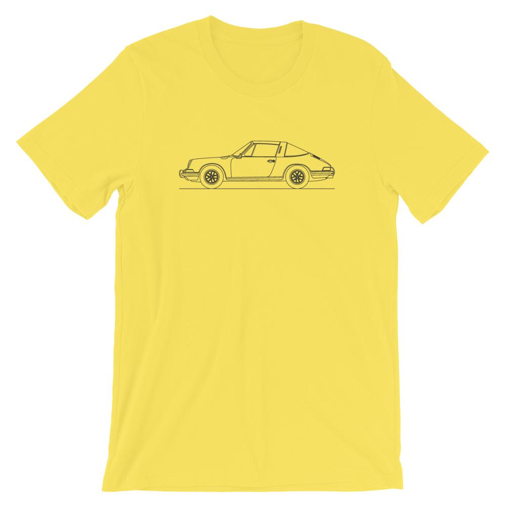 Porsche 911 Targa outline t-shirt design