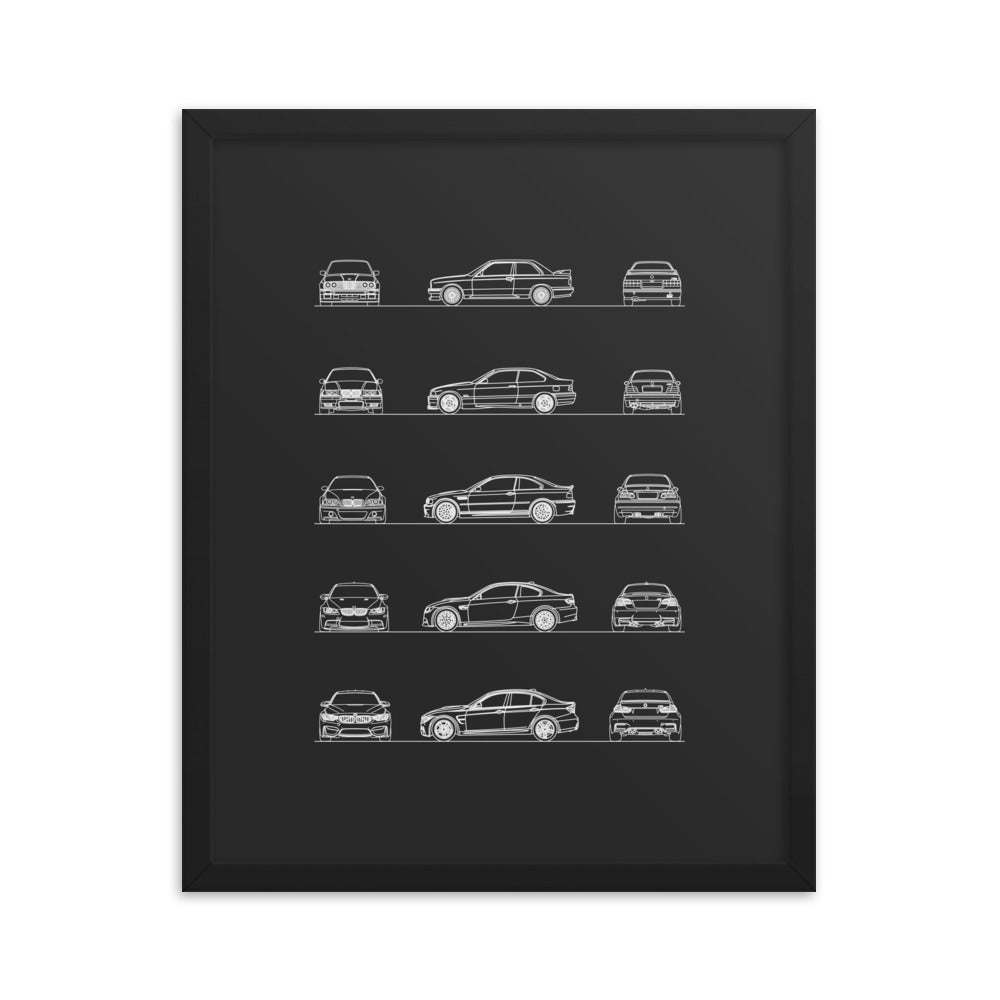 BMW M3 Evolution FSR Poster