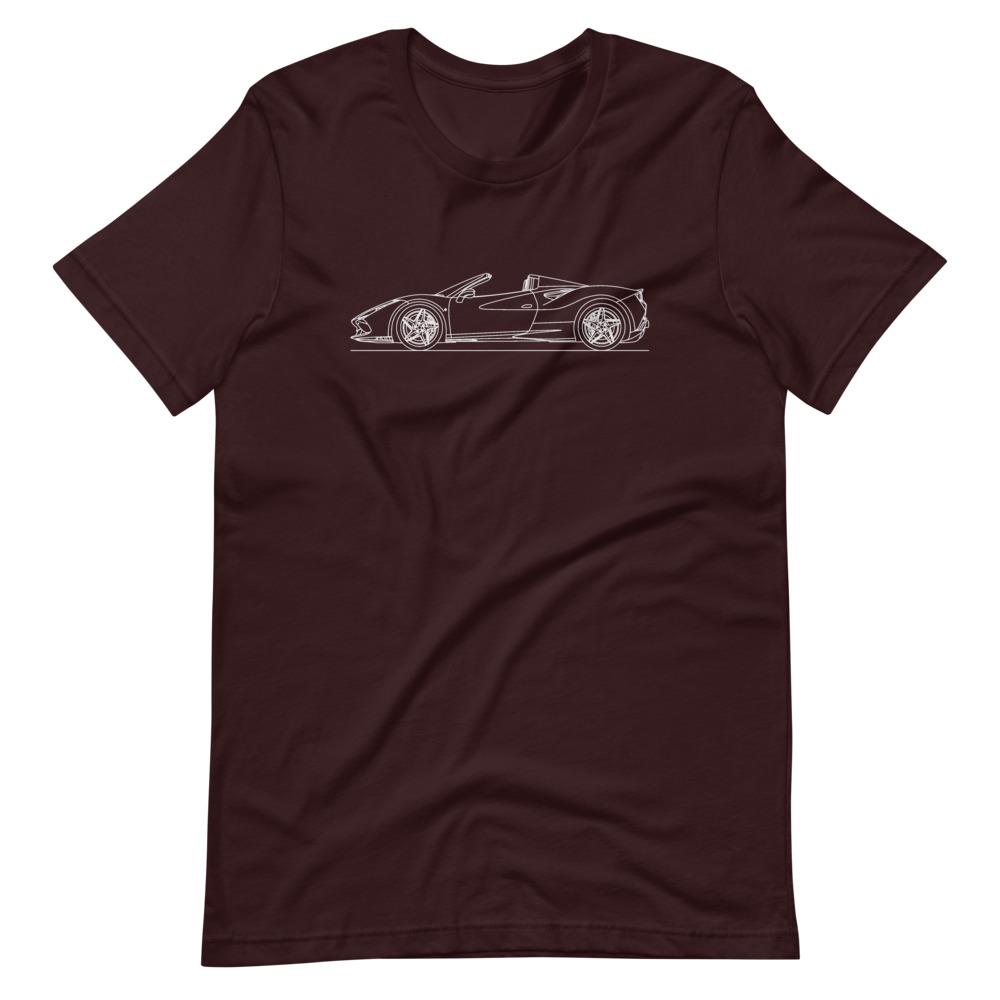 Ferrari F8 Tributo Spyder T-shirt - Artlines Design