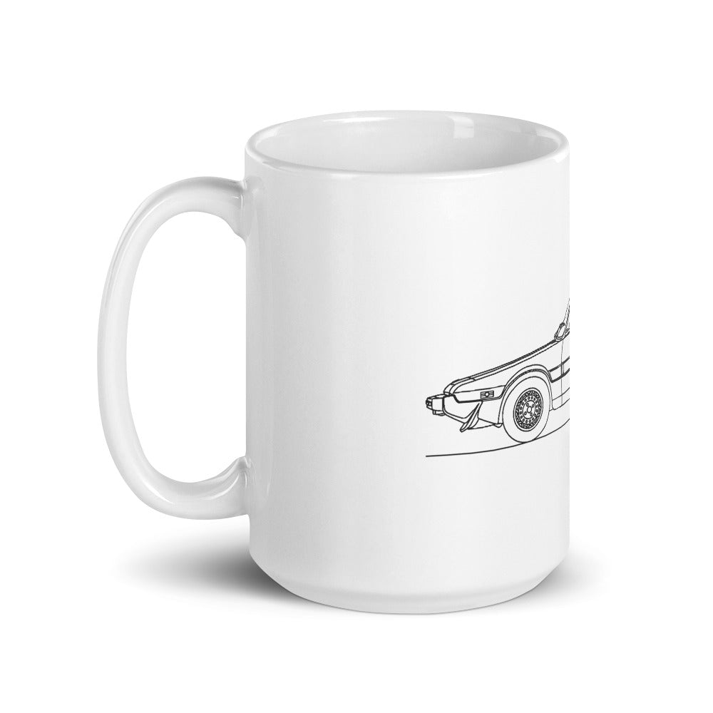 Fiat X1/9 mug with vibrant design