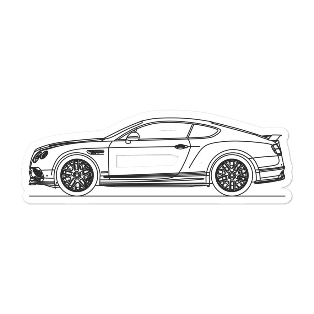 Bentley Continental Supersports Sticker - Artlines Design