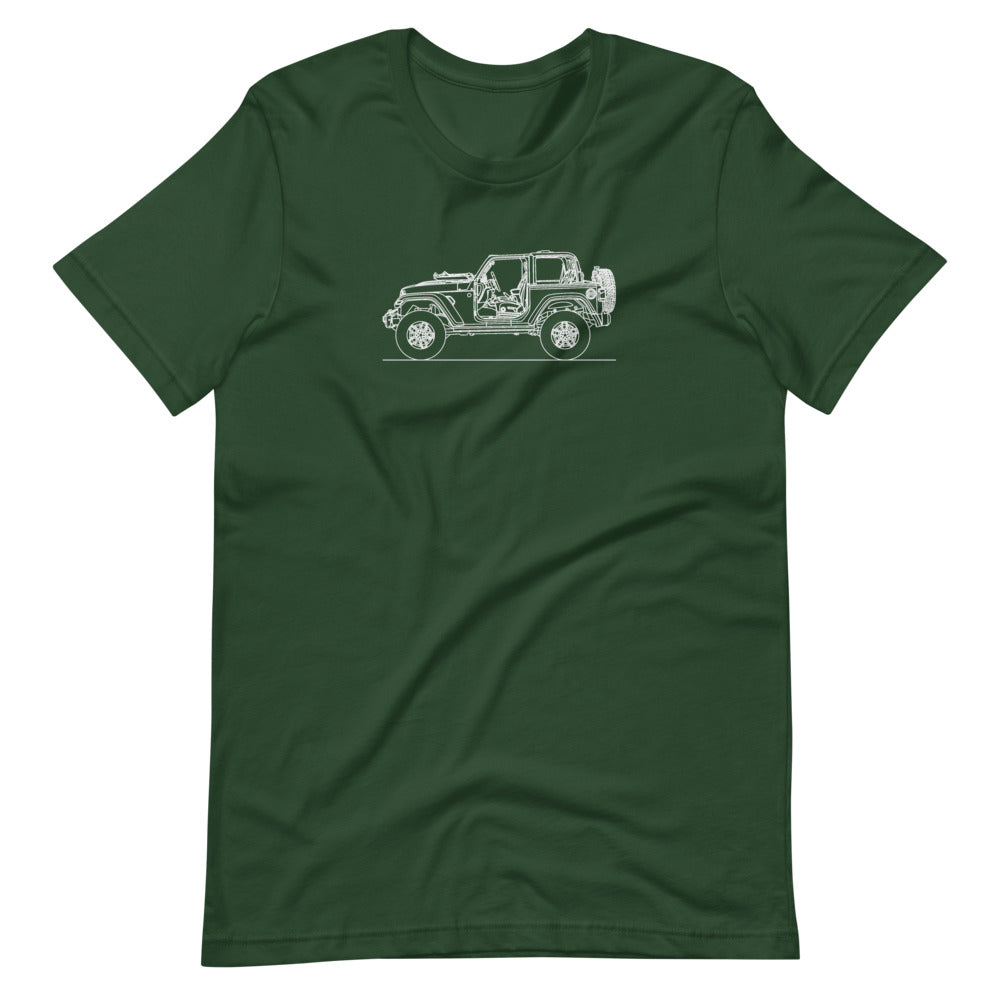 jeep wrangler rubicon jl t-shirt design