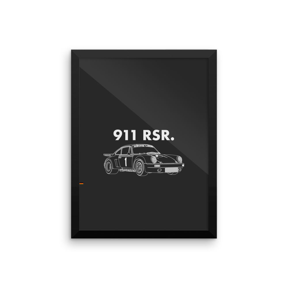 Porsche 911 1974 RSR Poster