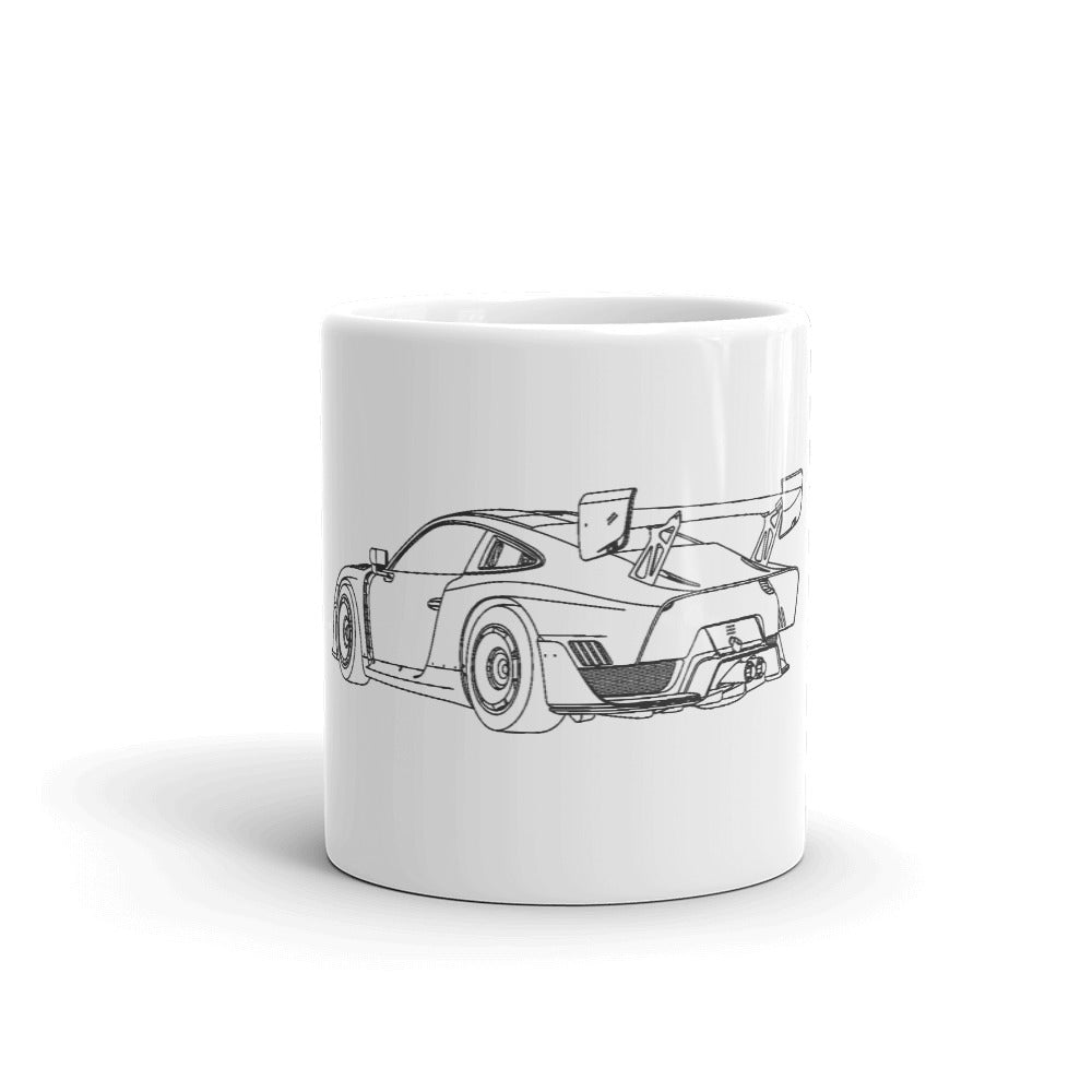 Porsche 935 RTQ Silhouette design on mug