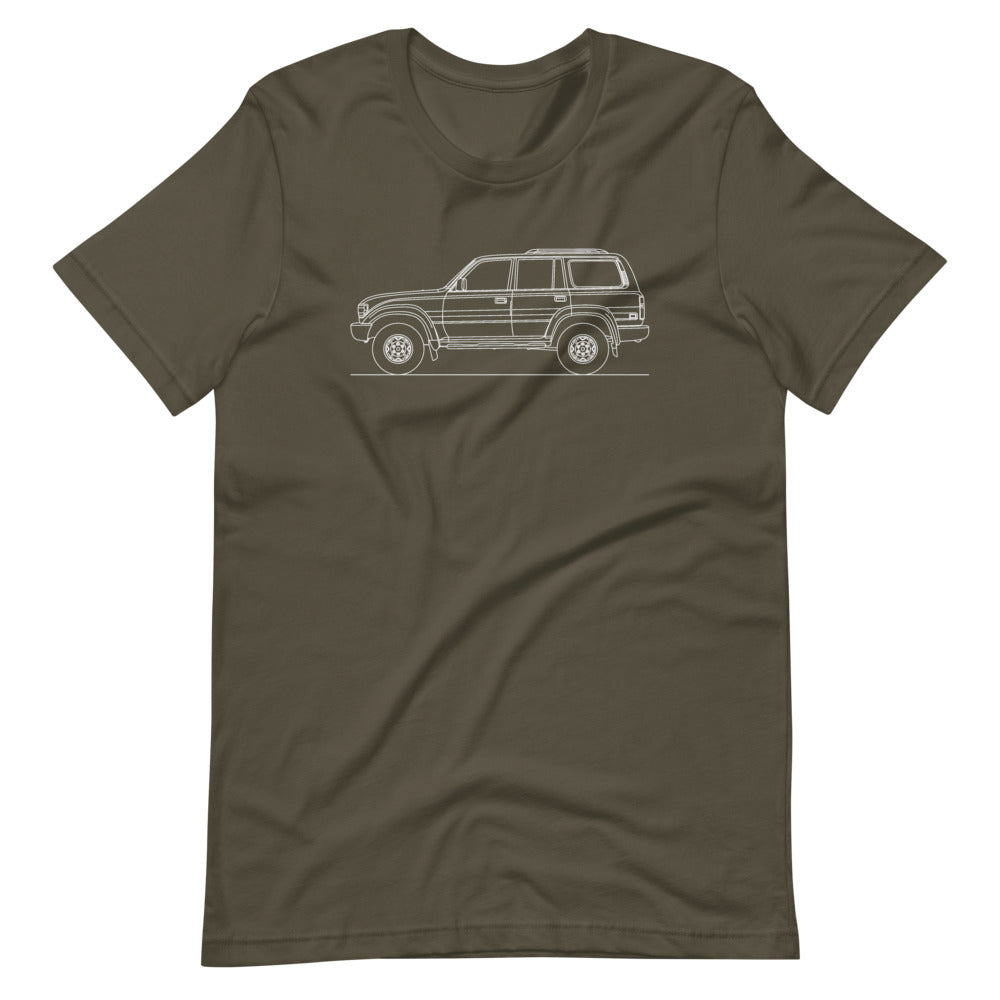 Toyota Land Cruiser FJ80 t-shirt design