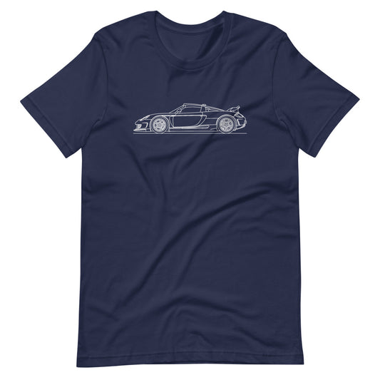 Gemballa Mirage GT silhouette T-shirt design