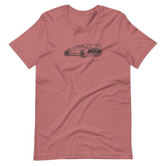 McLaren Senna RTQ t-shirt on a plain background