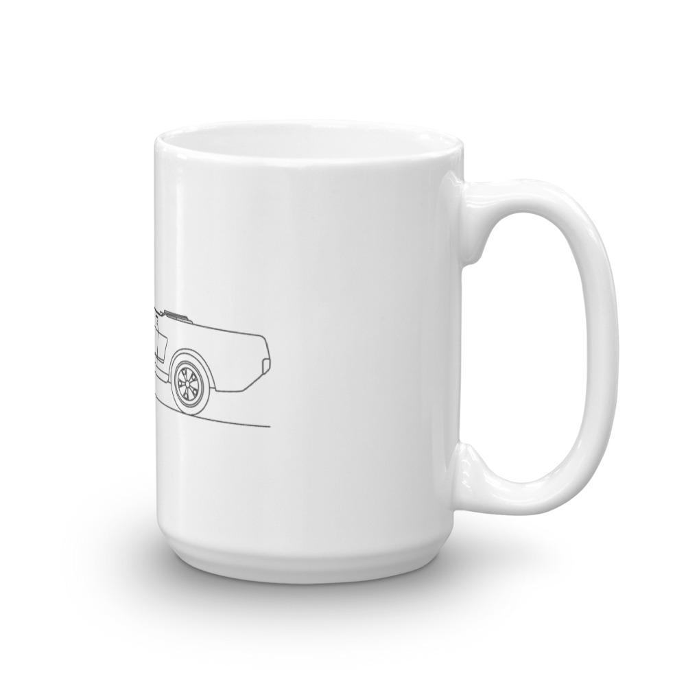 Ford Mustang I GT Convertible Mug - Artlines Design