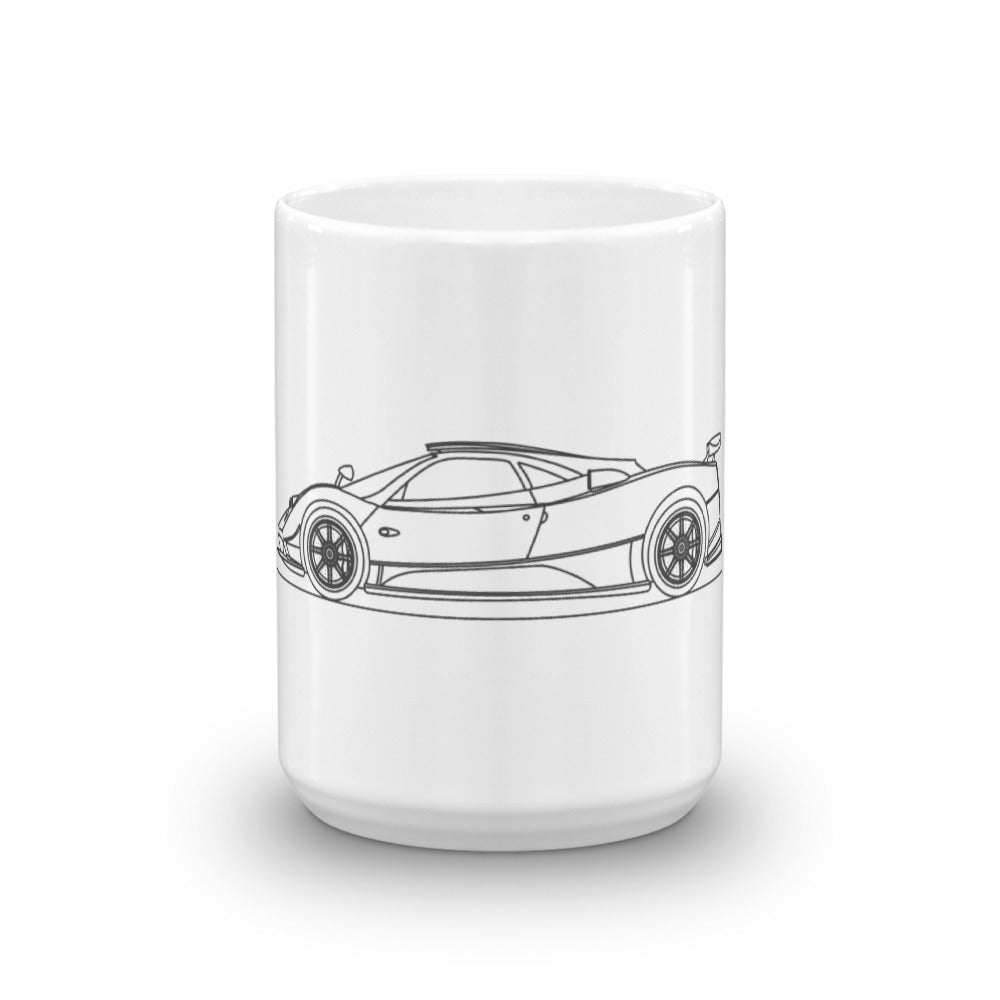 Pagani Zonda Cinque mug with sleek design