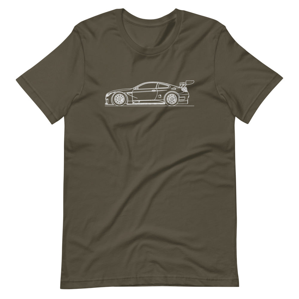 BMW F13 M6 GT3 T-shirt Army - Artlines Design