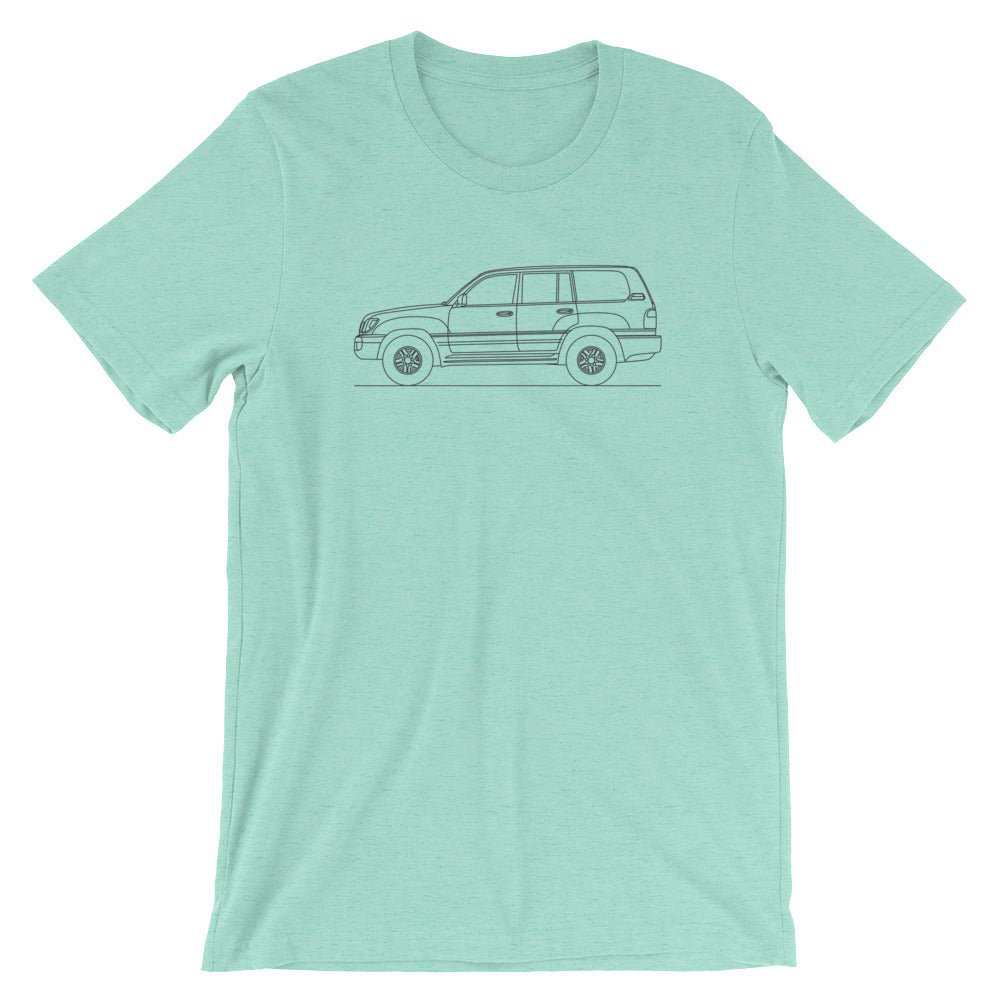Lexus LX 470 J100 t-shirt design displayed