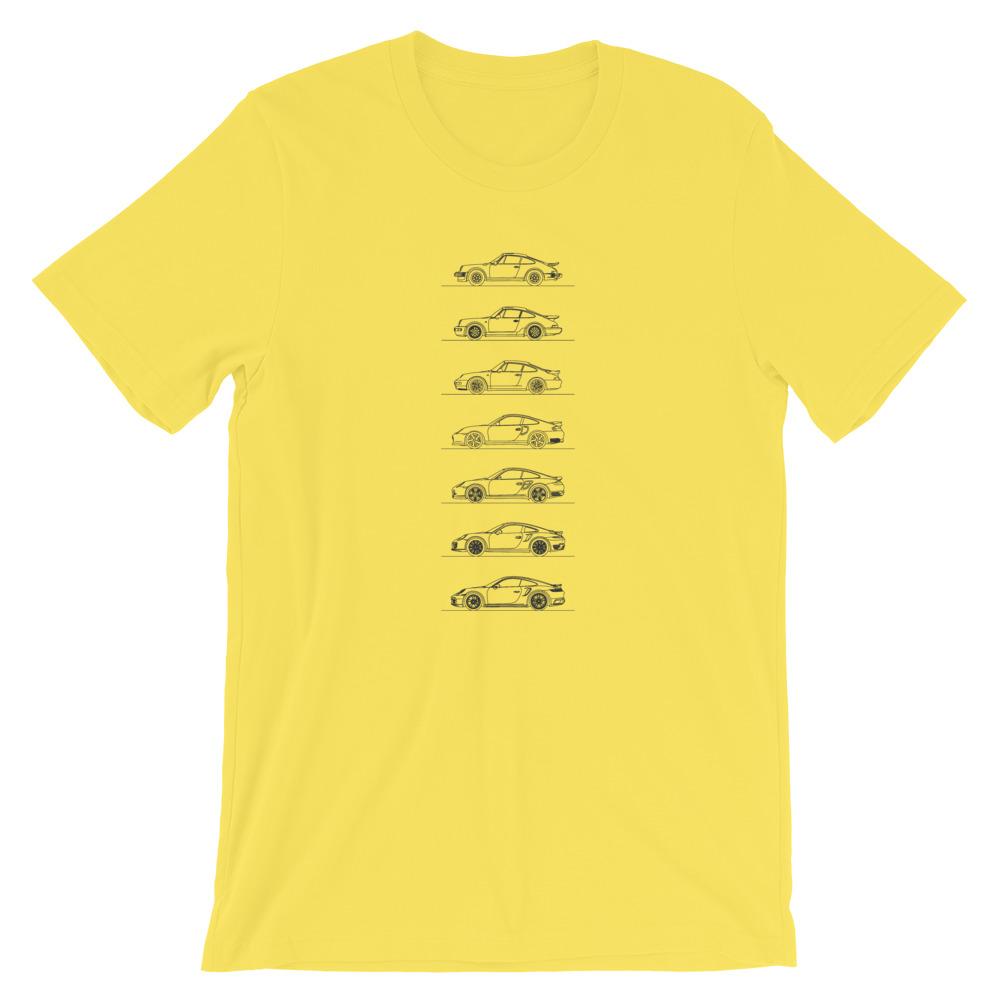 Porsche 911 Turbo Evolution T-shirt - Artlines Design