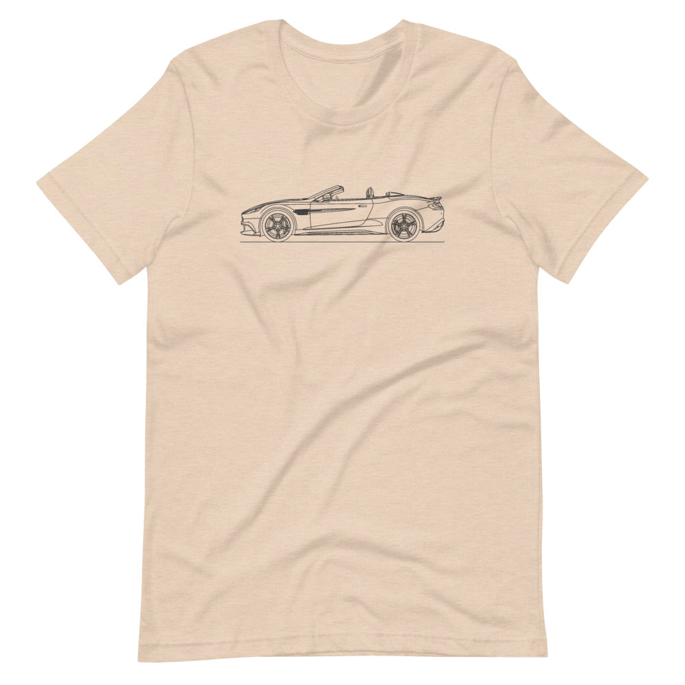 Aston Martin Vanquish S Volante Heather Dust T-shirt - Artlines Design