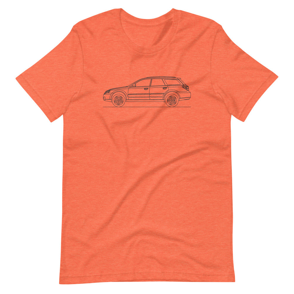 Subaru Outback BP t-shirt in vibrant design