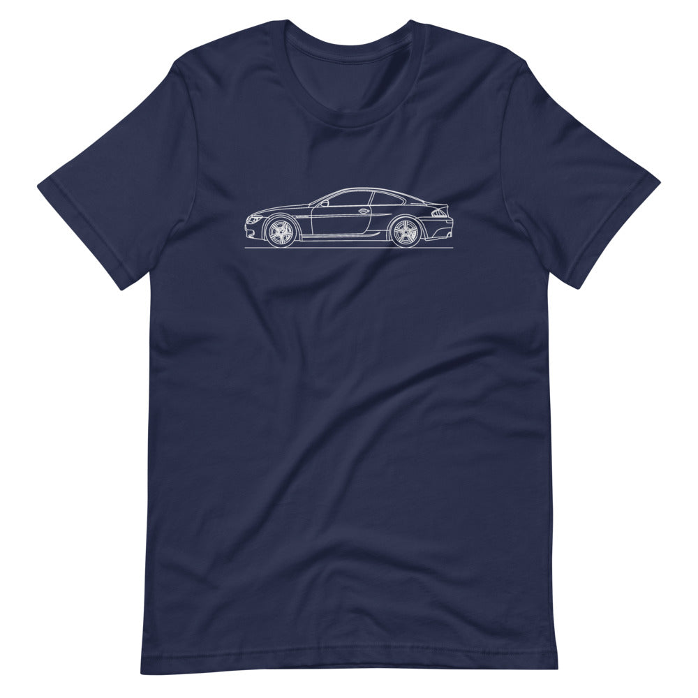 BMW E63 M6 T-shirt Navy - Artlines Design