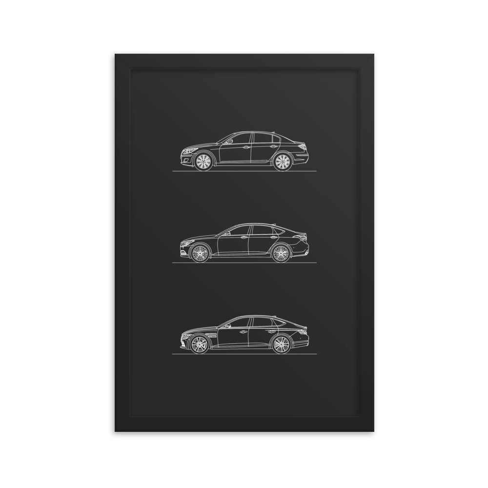 Hyundai Genesis Evolution Poster