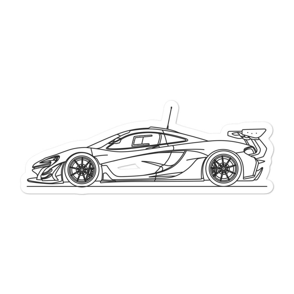 McLaren P1 GTR Sticker - Artlines Design