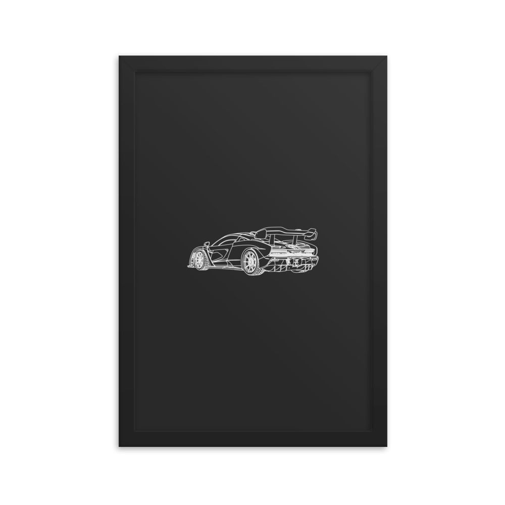 McLaren Senna RTQ Poster
