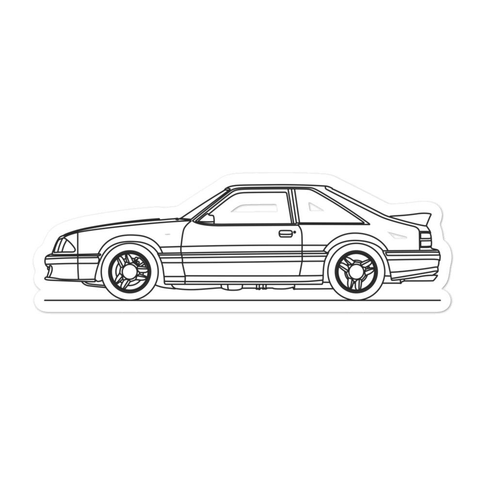 Ford Mustang SVT Cobra Outline sticker design