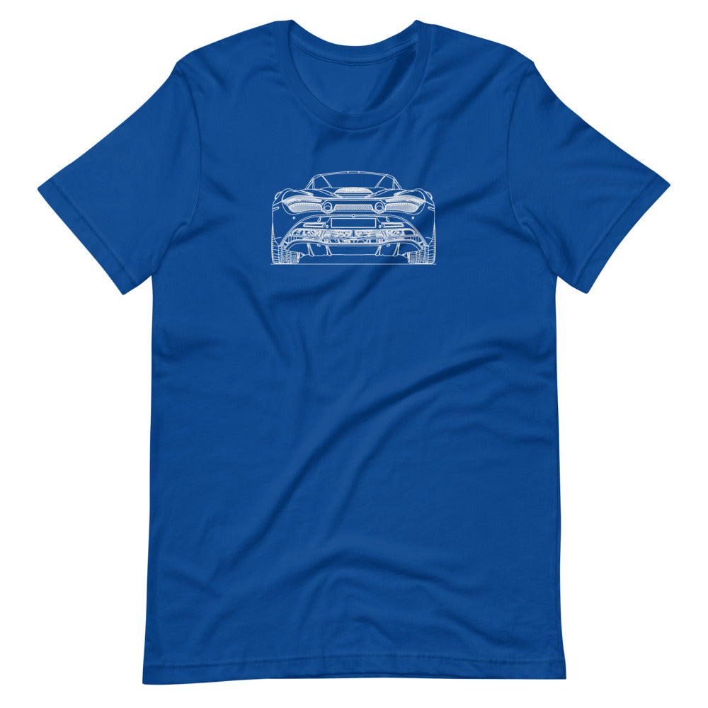 McLaren 720S rear t-shirt in black.