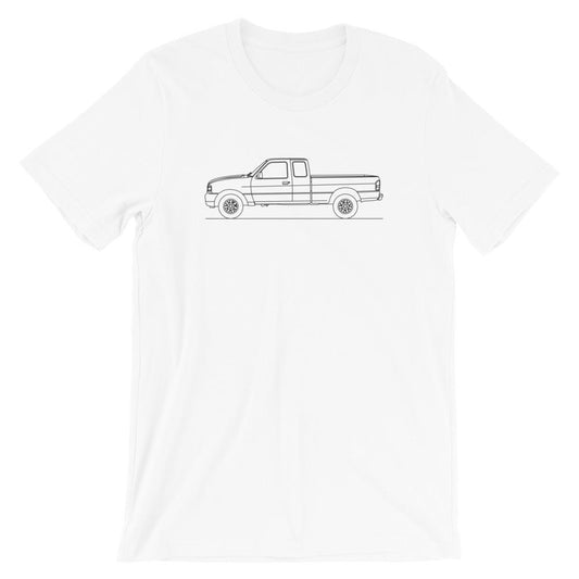 Ford Ranger III t-shirt on a plain background