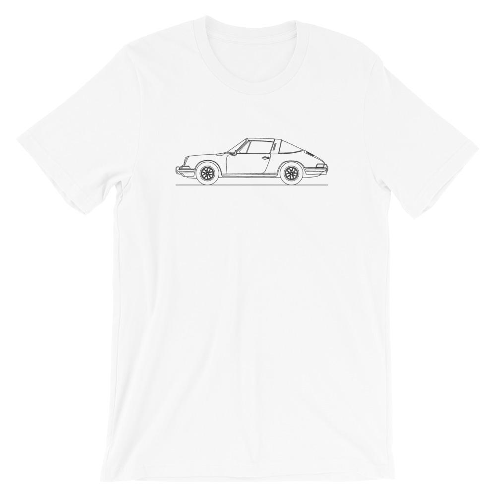 Porsche 911 Targa t-shirt in blue design