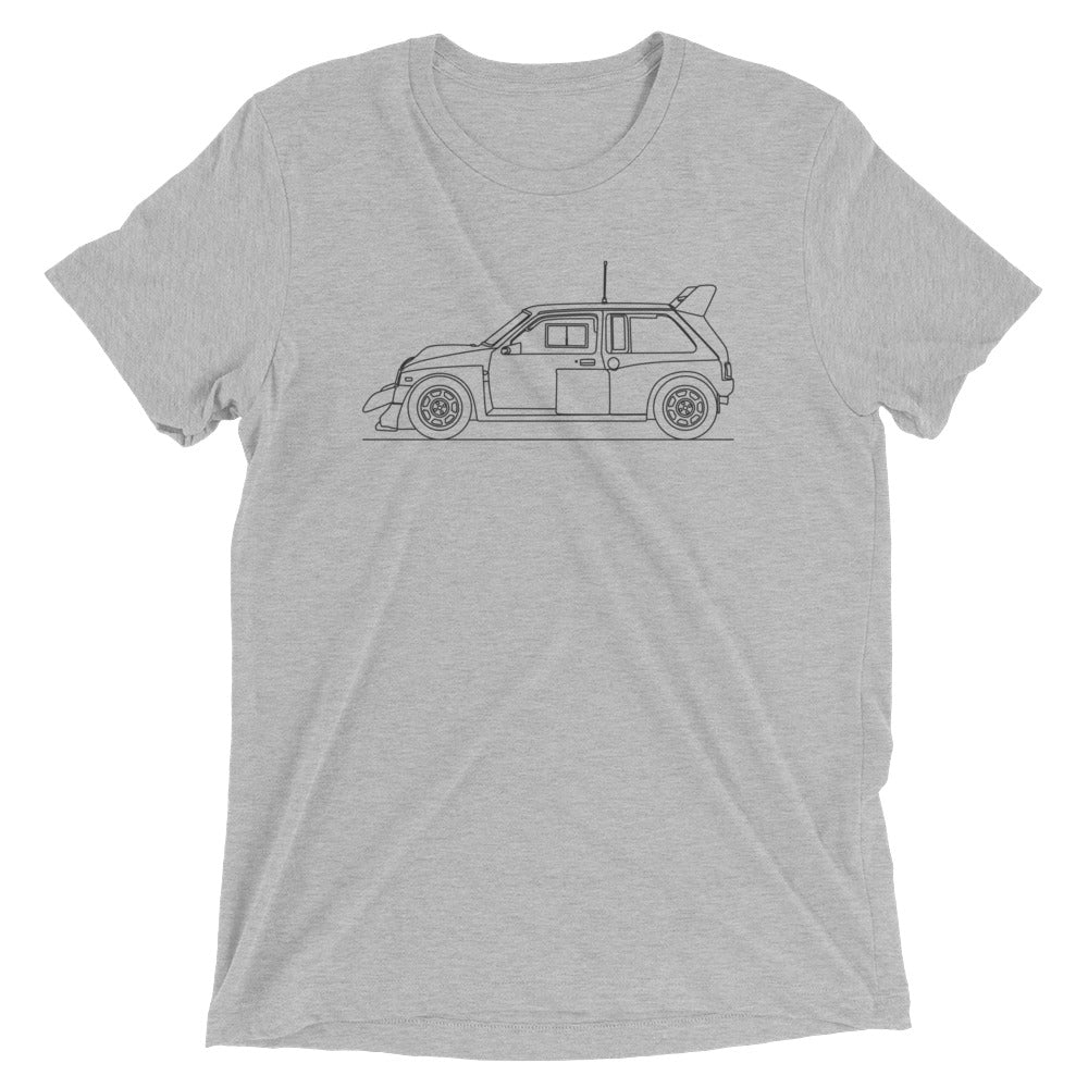minimal line art t-shirt in image