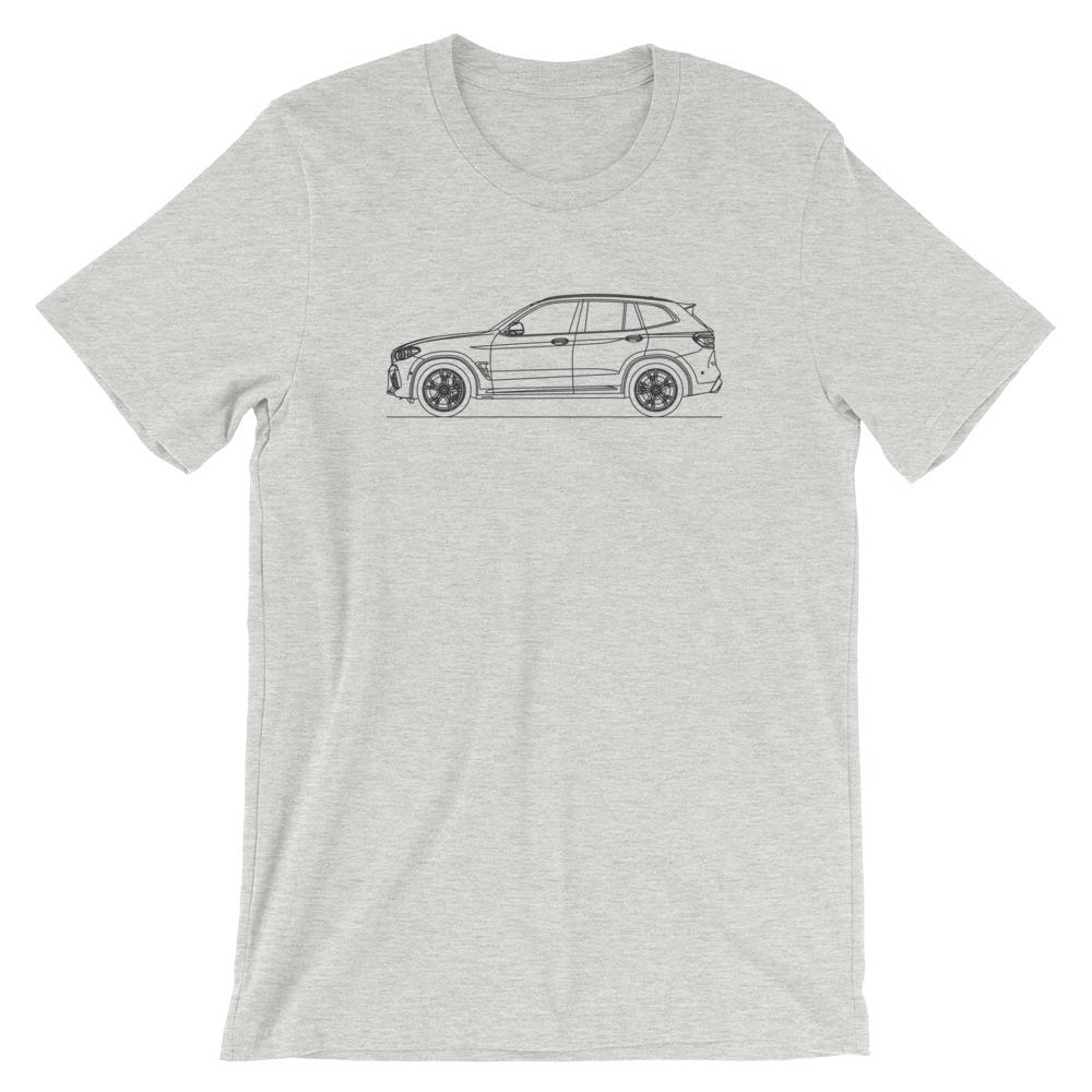 bmw g01 x3m t-shirt design on fabric