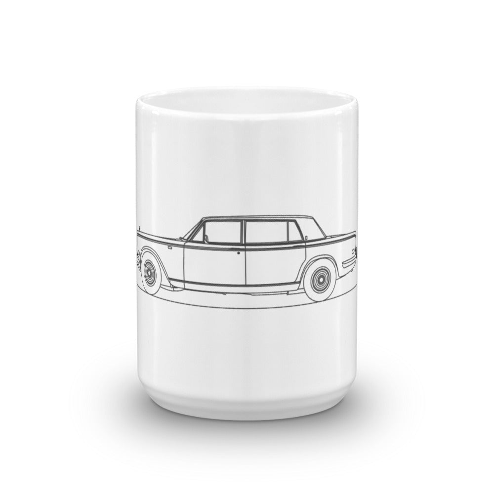 Rolls-Royce Silver Shadow mug on display