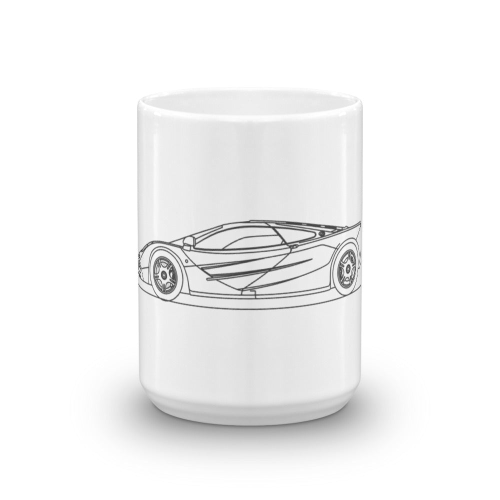 McLaren F1 mug featuring sleek design.