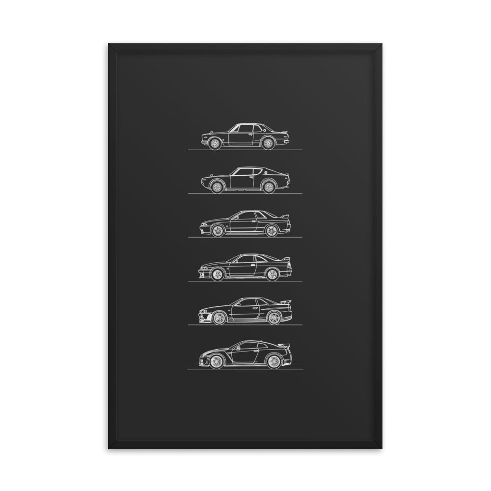 Nissan GT-R Evolution Poster