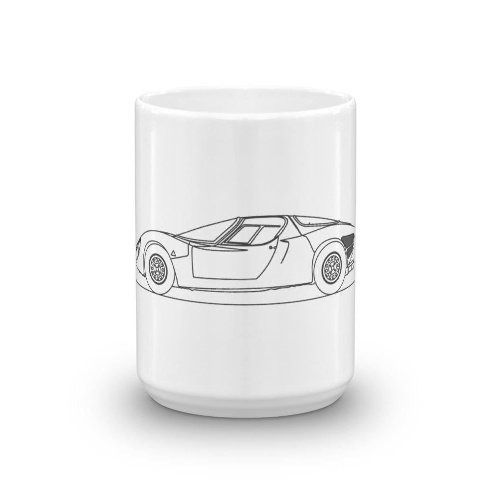 Alfa Romeo 33 Stradale mug on display