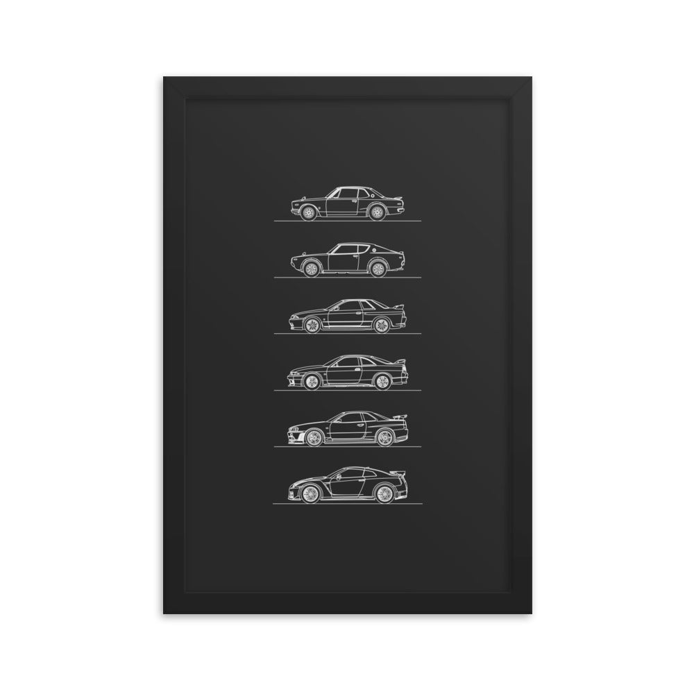 Nissan GT-R Evolution Poster