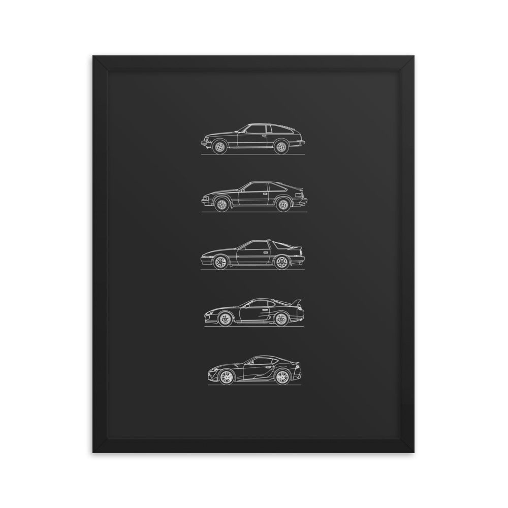 Toyota Supra Evolution Poster