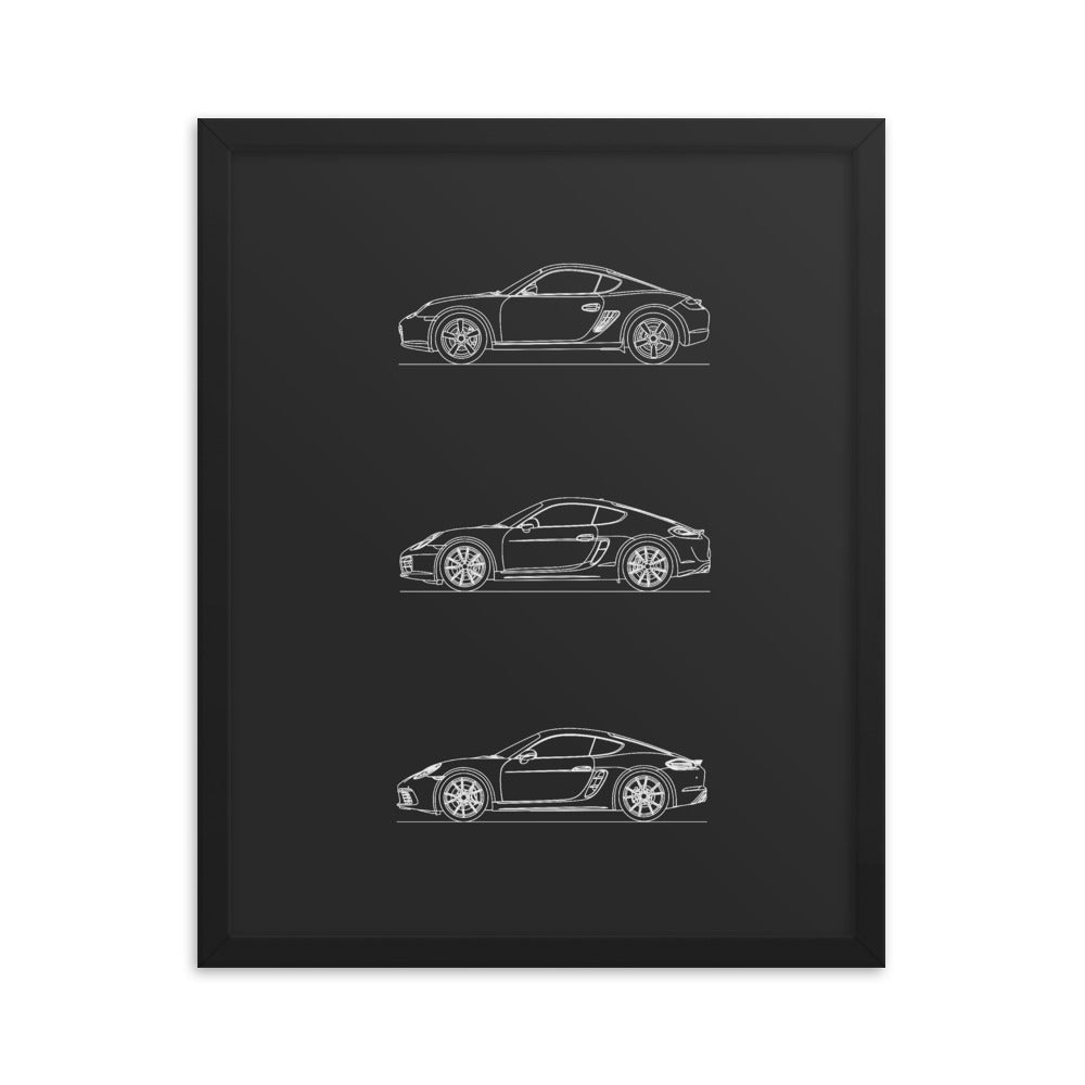 Porsche Cayman Evolution Poster