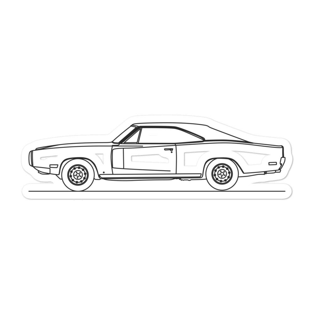 Dodge Charger R/T 1st Gen Outline sticker design