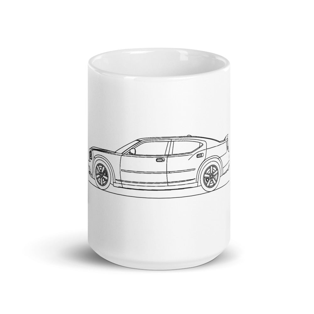 Dodge Charger LX SRT-8 coffee mug design