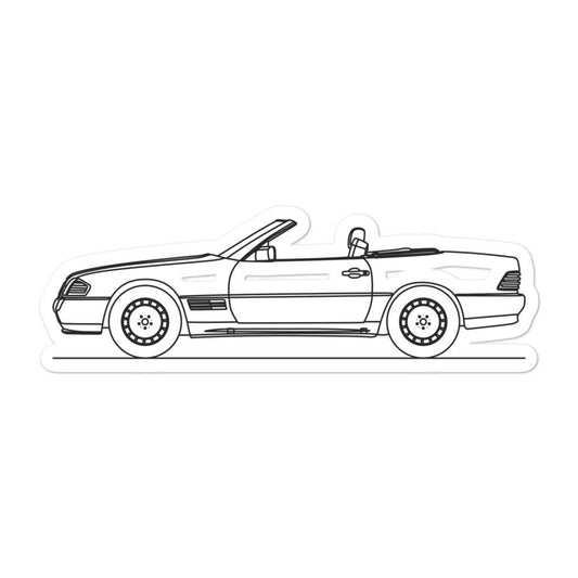 Mercedes-Benz SL 280 R129 Silhouette sticker design