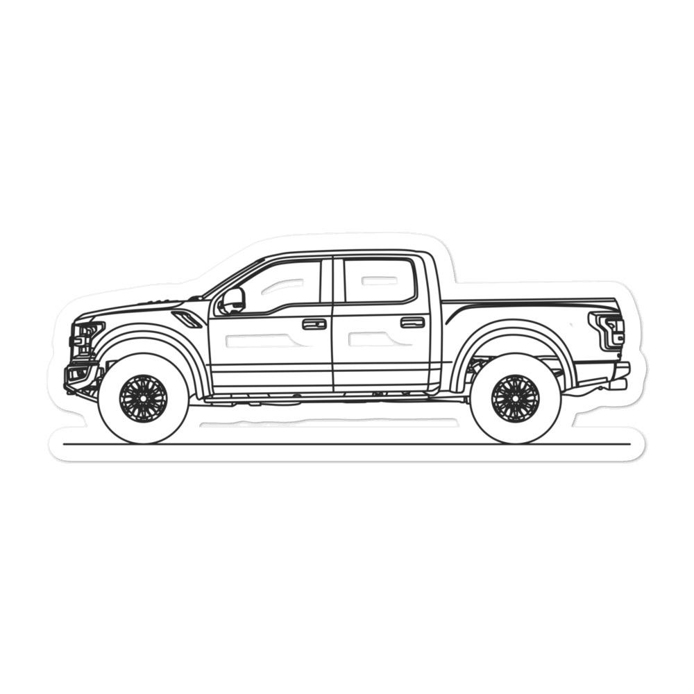 Ford Raptor Line Drawing